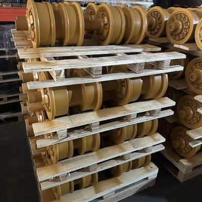 Excavator support wheels, load-bearing wheels, and roller wheels